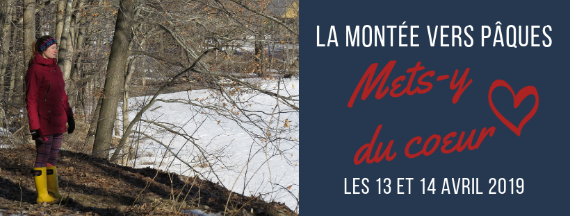 Montée pascale les 13 et 14 avril au Centre Notre-Dame de La Rouge