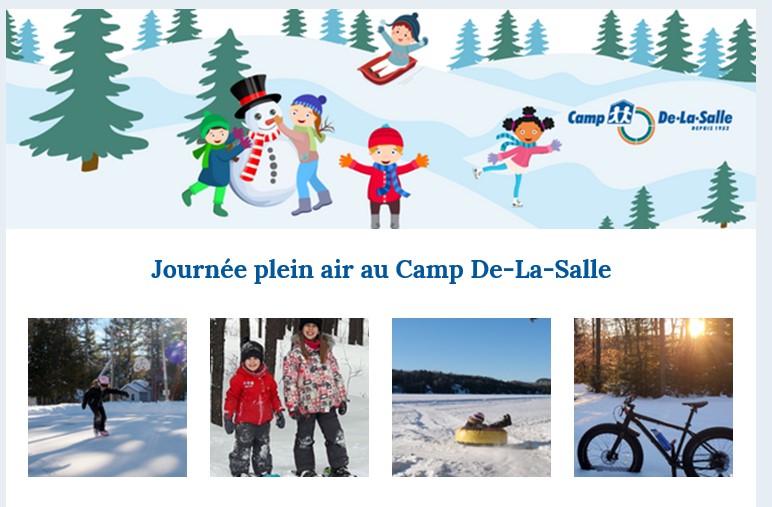 Une journée de plein air au Camp De La Salle